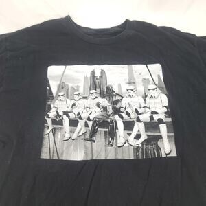 Star Wars Short Sleeve Crew Neck Casual T-Shirt Adult Mens Size 2XL Black